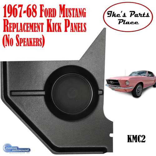 Custom Autosound KMC2 19671968 Ford Mustang Kick Panels No Speakers eBay