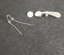 USED:Nickel Tuning Slide valve w/ spring,seal for Bach TR-300 Trumpet