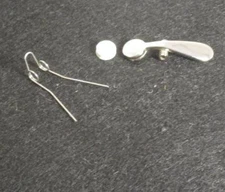 USED:Nickel Tuning Slide valve w/ spring,seal for Bach TR-300 Trumpet