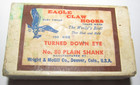 VTG Box Of Eagle Claw Fish Hooks 100 Size No. 80 Plain Wright & McGill Co. USA — photo 2
