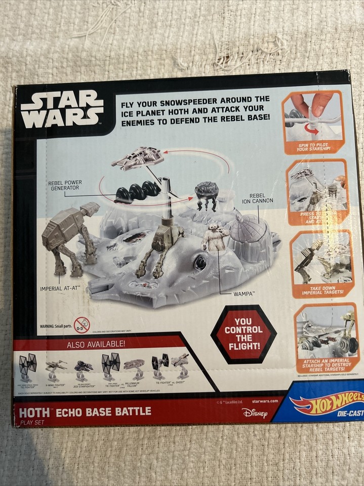 Star Wars Hoth Echo Base Battle Hot Wheels Playset | Für Action- Und Rennspiele
