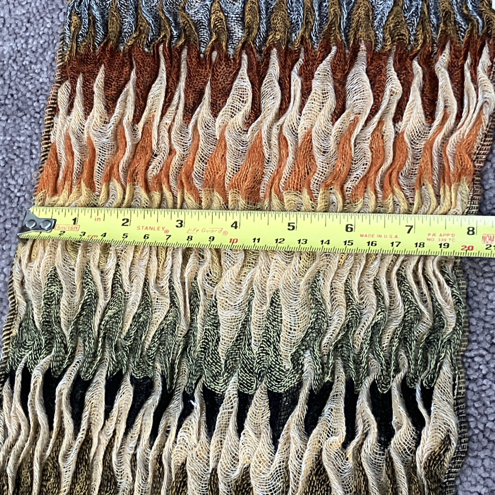 BEAUTIFUL MULTI COLORED STRETCH SCARF - image 3