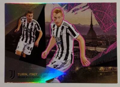 Carte Topps Juventus 2021/22 – Dejan Kulusevski Autographiée, AUTO CARD, Serie A