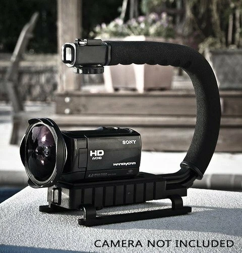 Pro Deluxe Video Stabilizing Bracket Handle for Samsung HMX-Q20 - Image 2 of 4