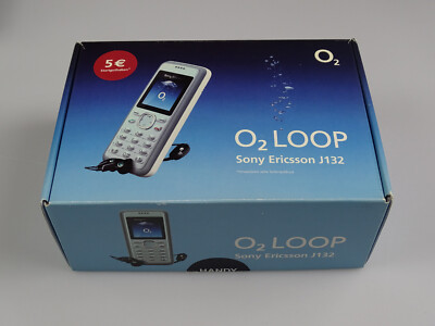 Sony Ericsson J132 Himmelblau! Gebraucht! O2 DE Simlock! OVP! RAR!