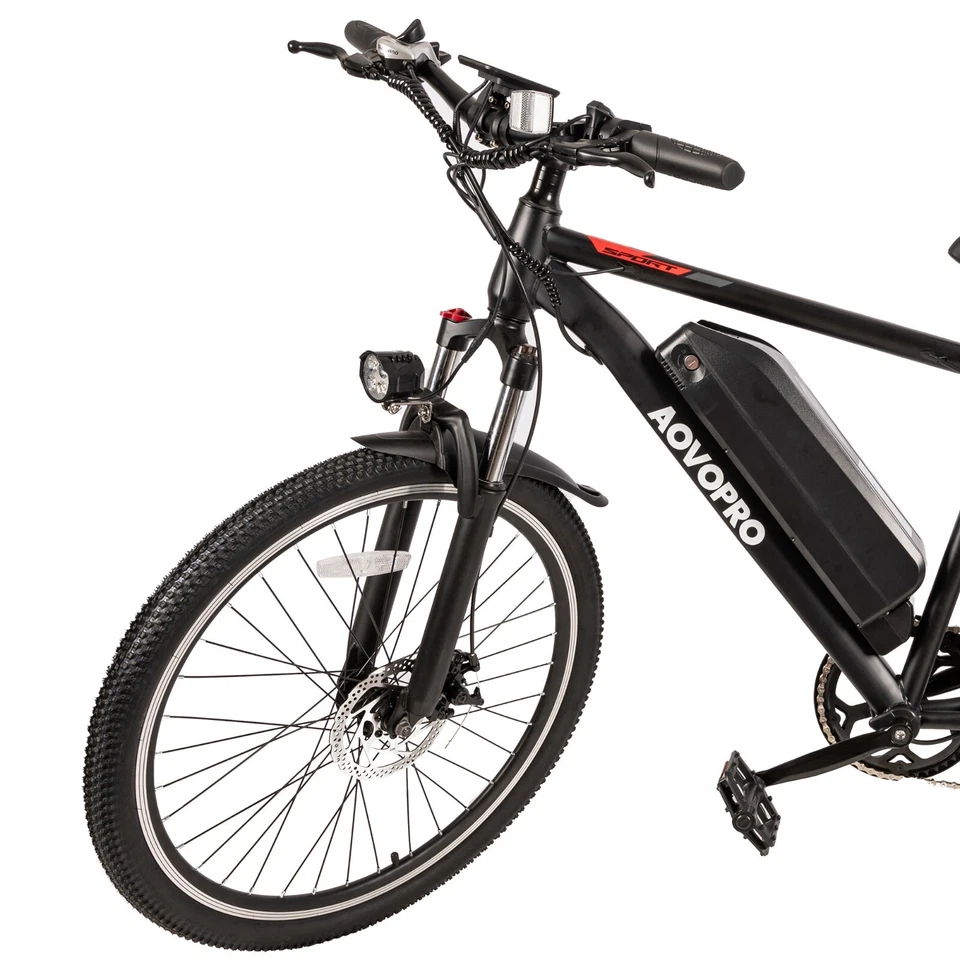 Электрический горный велосипед AOVOPRO BK520 с интеллектуальным приложением для взрослых 5,2 Ач 350 Вт - Изображение 3 из 4