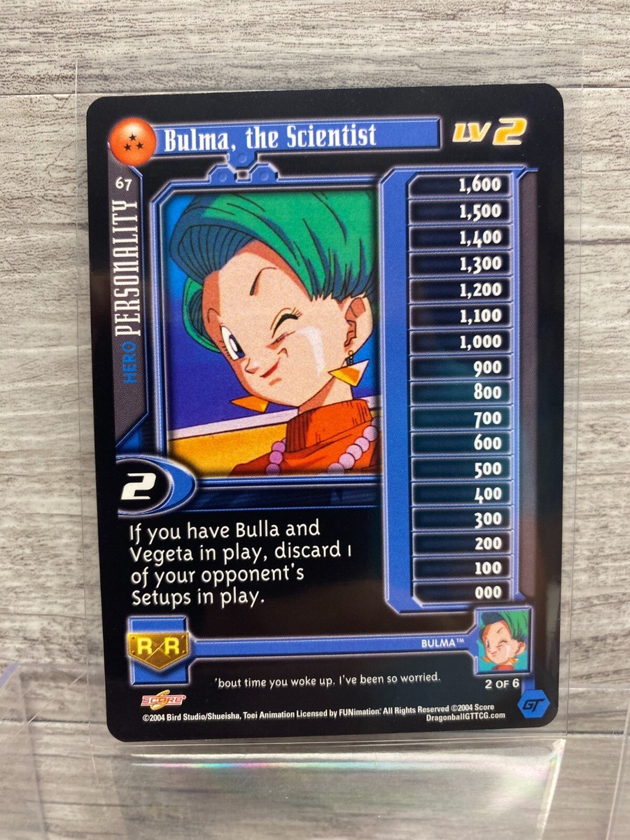 Dragon Ball GT TCG 2004 **NON FOIL** Personality #67 Bulma the