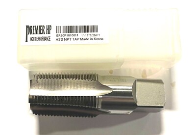 Premier HP 1''-11-1/2 NPT Pipe Tap HSS High Performance 5 Flute