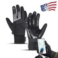 Winter Motorcycle Gloves Touch Screen Windproof Waterproof Warm Ski Snow Gloves
