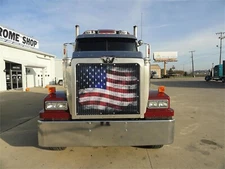 Western Star 4800/4900/EX/FX/SX/5800SS Premium Mesh Old Glory Flag Bugscreen