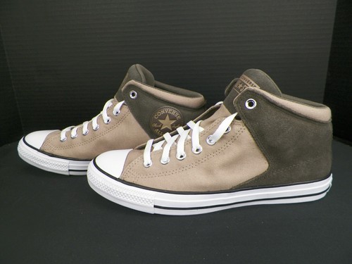Converse Chuck Taylor All Star High Street Mid Cargo Brown White Mens 9.5 - Picture 3 of 8