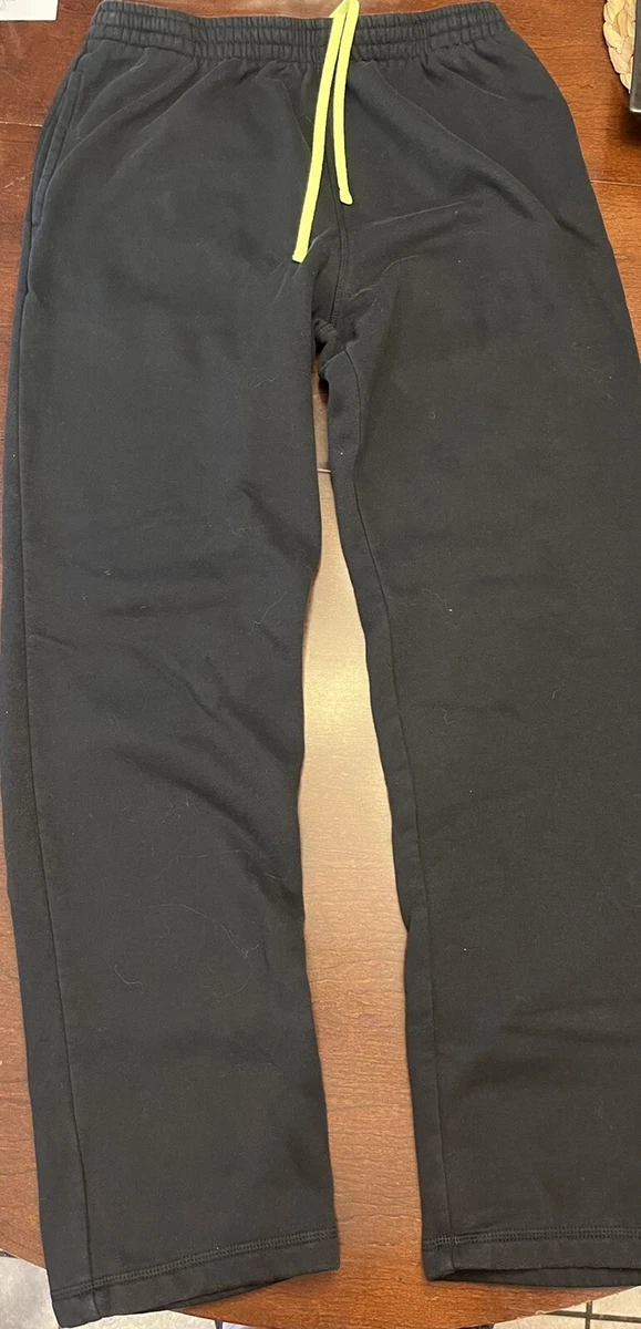 MTA Sport Mens Black Sweatpants Size M Medium Elastic Drawstring Waist