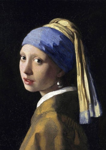 Girl with a Pearl Earring 1665 Wall Art Painting Print by Johannes Vermeer - Picture 3 of 7