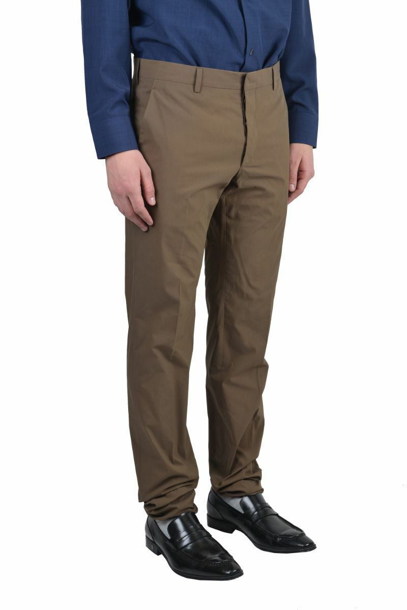 パンツ PRADA Beltless Brown Trouser 46 Prada Men's Brown Casual Pants Size US 28 30 32 34 36 38 | eBay