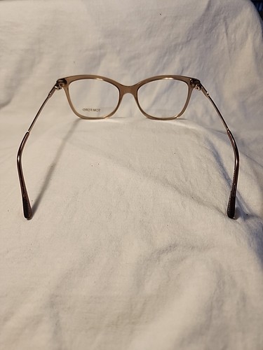 TOM FORD TF5510 045 Shiny Light Brown Eyeglasses Frame 52-17-140mm B40mm Italy - Picture 2 of 4