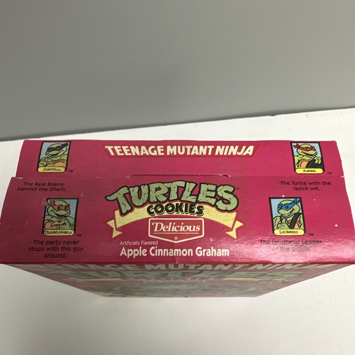 1989 Teenage Mutant Ninja Turtles Cookies Delicious cookies empty