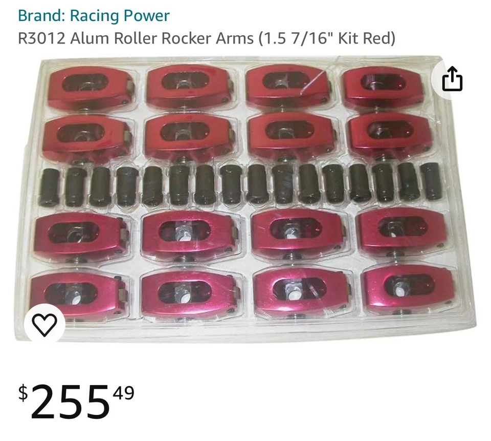 R3012 Aluminum Roller Rockers 1.5 7/16” Kit - Image 4 of 4