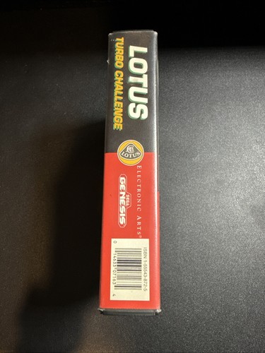 Lotus Turbo Challenge (SEGA Genesis, 1992) Cib Complete w/ Manual TESTED - Picture 3 of 6