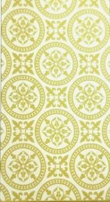 NEW KASSAFINA WHITE+GOLD FLEUR DE LIS VISCOSE ABSORBENT SILKY BATH TOWEL