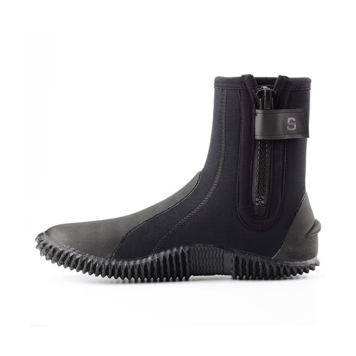 Neoprene Dive Boots Zippered Adventure 5mm with Anti-Slip Sole for Scuba Divi... - Picture 3 of 7
