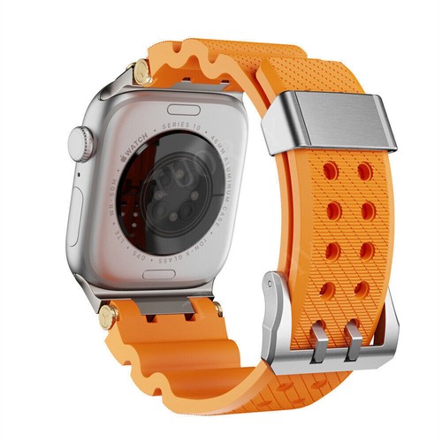 Cinturino Silicone per Apple Watch Ultra 2 49mm Serie 10 9 8 7 6 5 4 3 42mm 46mm - Foto 47 di 94