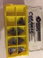 Newcomer Tpg-321-n60 Carbide Inserts, Lot Of 7 Pcs Newcomer Tpg-321-n60 Carbide Inserts, Lot Of 7 Pcs
