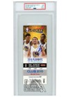 Stephen Curry Autographed 2016 Playoffs Round 1 Game 2 Ticket PSA 9 PSA/DNA 10