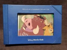 Disney Movie Club VIP Exclusive Lithograph Binder With 5 Lithographs