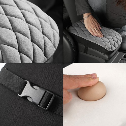 1PC Car SUV Armrest Cushion Cover Center Console Memory Cotton Box Pad Universal - Foto 3 di 5
