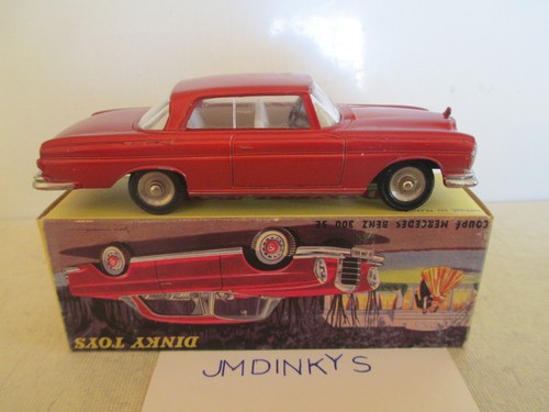 DINKY 533 MERCEDES BENZ 300 SE COUPE MIB 9 EN BOITE VERY NICE LOOK - Foto 5 di 18