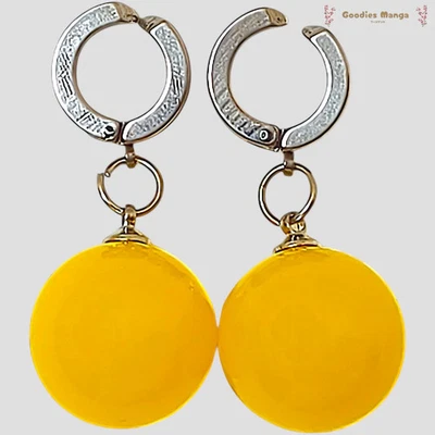 Boucles d’oreilles Potaras Jaunes – Dragon Ball - Photo 1/2