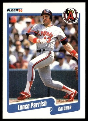 1990 Fleer Lance Parrish California Angels #141