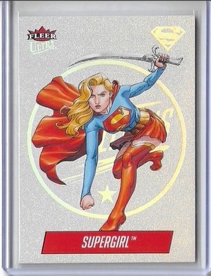 2026 Fleer Ultra Superman Medallions Platinum #9/100 Supergirl #M-5