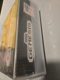 1992 Sega Genesis In Box Graded CAS 65, Comes With COA. Encased In Acrylic Case!