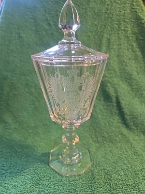 Villeroy & Boch 250 Year Commemorative Glass Goblet with Lid - Image 1 of 4