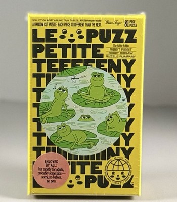 Le Puzz Petite  Peace Frogs  81 Piece Puzzle | Whimsical Frog