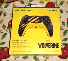 SONY PLAYSTATION 5 PS5 DUALSENSE WIRELESS CONTROLLER MARVEL'S WOLVERINE YELLOW