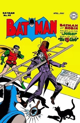BATMAN #40 COMIC BOOK COVER glossy Poster print 16''x24'' home decor