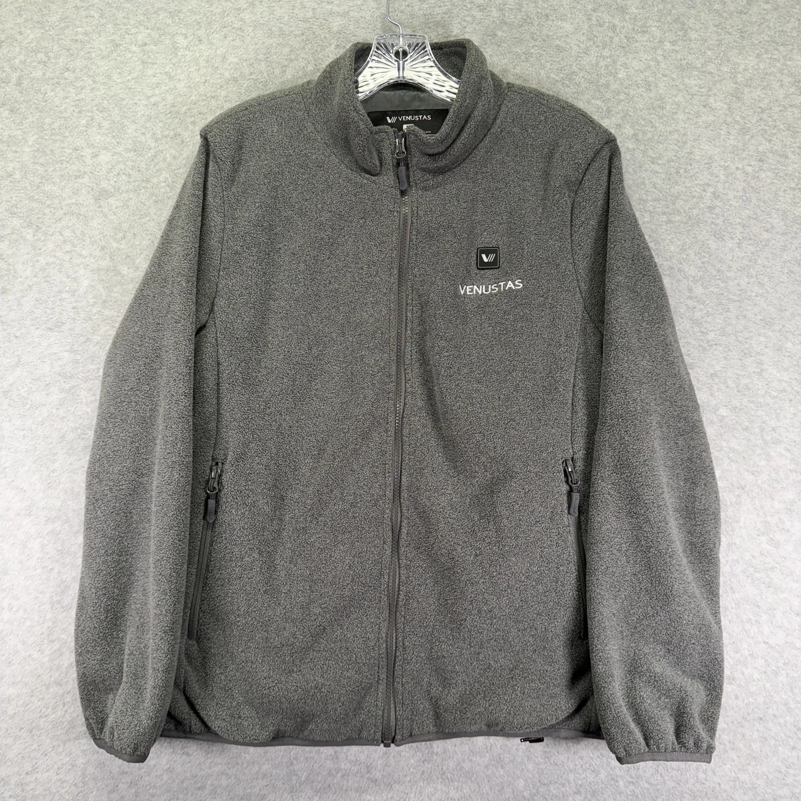 Venustas Heated Jacket Mens Medium Gray Fleece Full Zip Graphene Lined Thermal
Opens in a new window