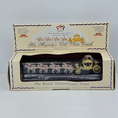 MATCHBOX MODELS OF YESTERYEAR ''HER MAJESTY THE QUEEN'S GOLD STATE COACH'' LTD ED