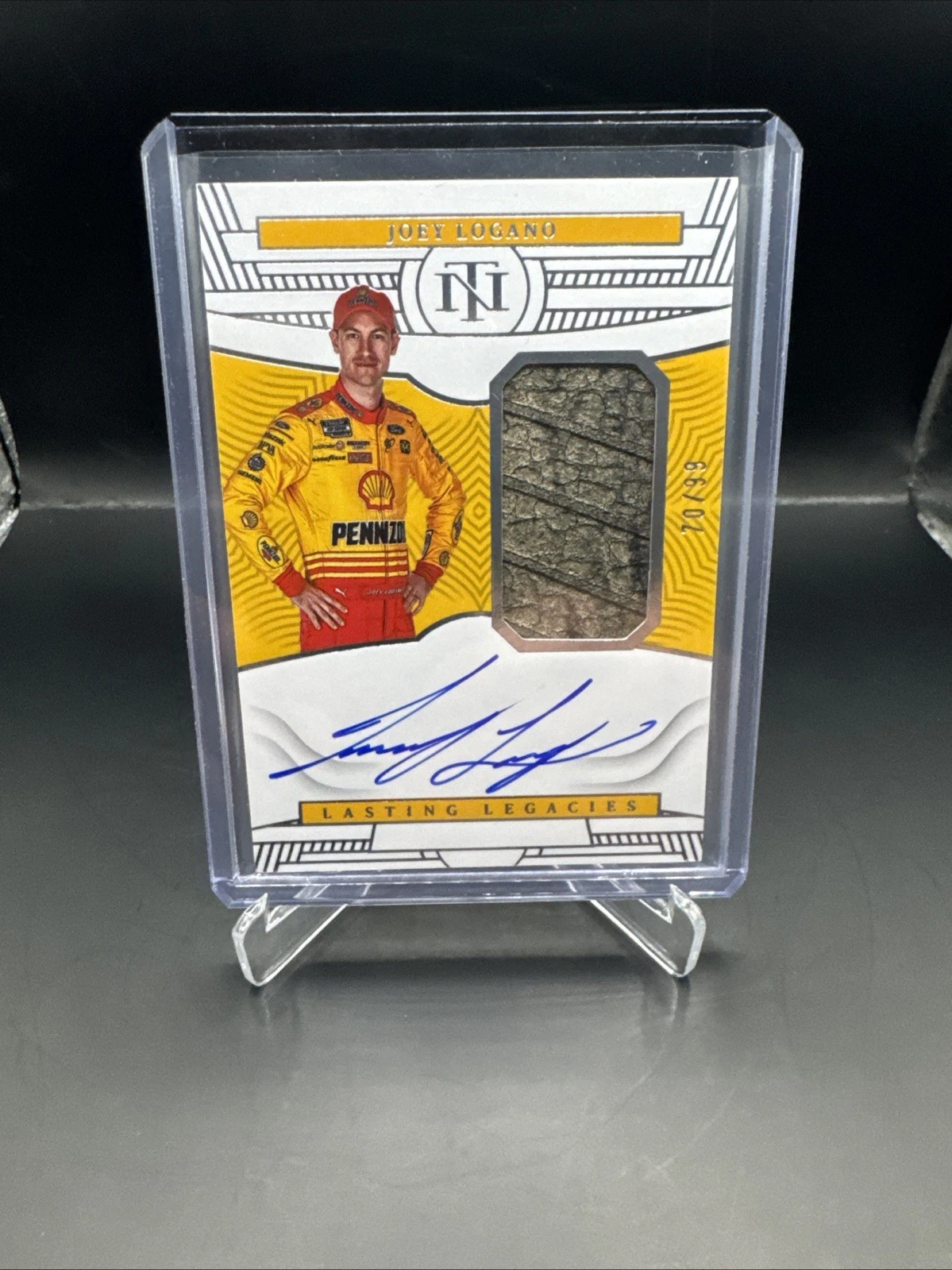 2023 National Treasures Racing Joey Logano Lasting Legacies Auto /99