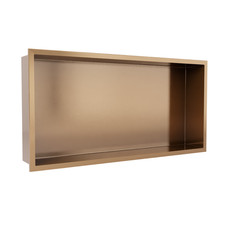 Wall Niche Inset 600 x 300mm Bronze Shower Bathroom Recessed Storage Unit UK
