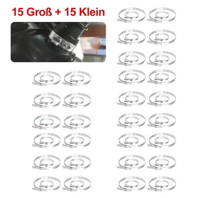 Universal CV Boot Clips Kit Edelstahl Achse CV Joint Crimp Klemme 30 stücke DHL