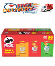 Pringles Snack Stacks Variety Pack Chips, 0.67 oz., 36 ct.