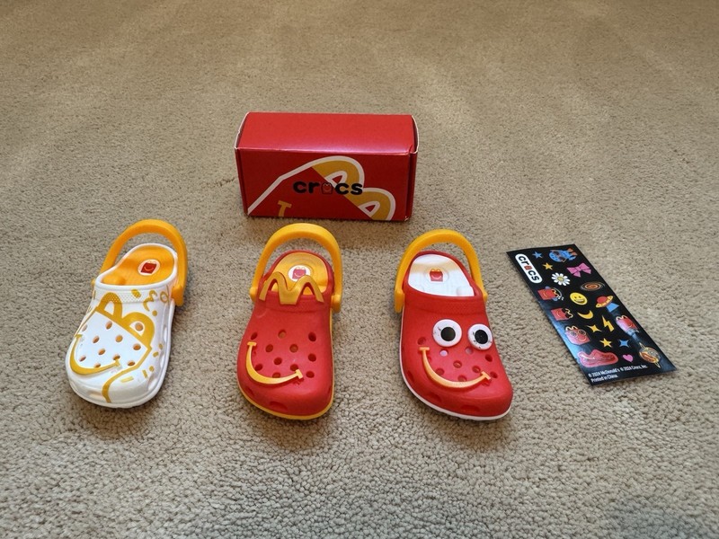 McDonalds Happy Meal Toys Crocs Lot