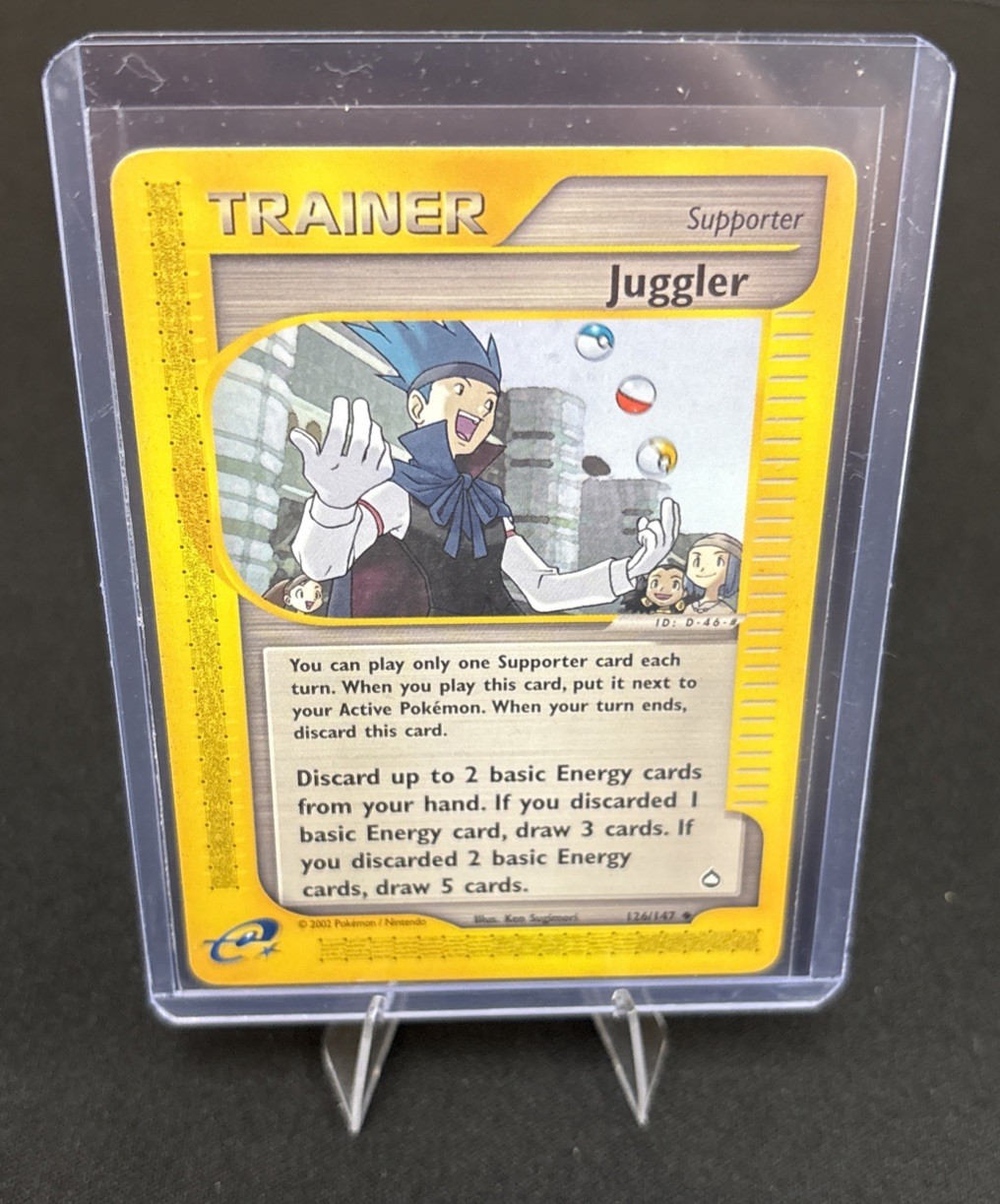 Rare Juggler - 126/147 Aquapolis - Pokémon TCG - 2002 - NM