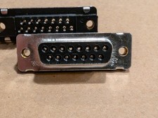2 PCS Connectors Pro DB15 Female DIP Straight PCB Mount D-Sub Connector Amp