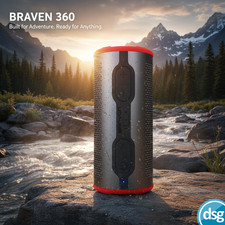 Braven Speaker 360 Wireless Bluetooth - Stryde - Waterproof IPX7 12Hr Battery