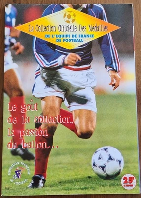 Album collection officielle médailles équipe de France de football 1998 Worl Cup - Photo 1/4