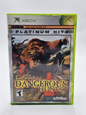 Microsoft Xbox Cabelas Dangerous Hunts CIB Cleaned & Tested